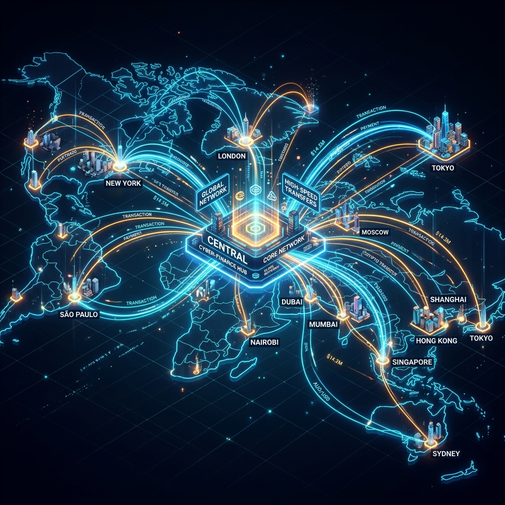 Global crypto payouts map